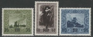 Liechtenstein Scott # B19 - B21, mint nh