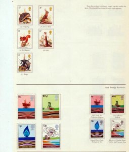 GB-1969/70s MH MNH on Pages(Apx 100 Items)Face Mint 12+Pounds)Top85