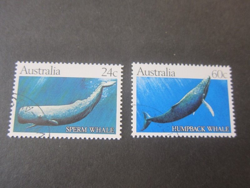 Australia 1982 Sc 821,824 FU