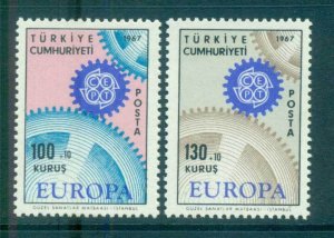 Turkey 1967 Europa, Cogwheels MUH lot65445