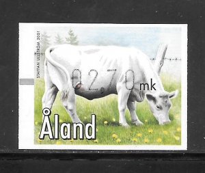 Aland Islands 2001 MNH ATM COW Single