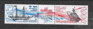 FRENCH SOUTHERN ANTARCTIC TERRITORY #C105a SHIPS  MNH