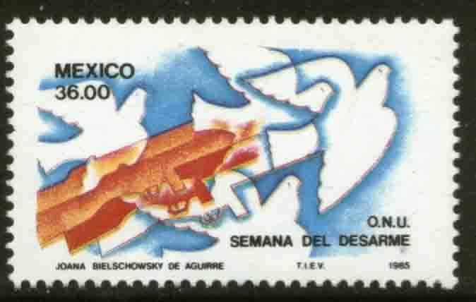 MEXICO 1410, U.N. Disarmament Week MNH