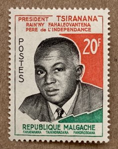 Malagasy 1960 President Tsiranana, MNH.  Scott 320, CV $0.35