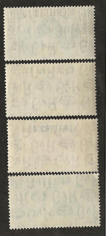 GREAT BRITAIN OFFICES - MOROCCO SC# 67-70  FVF/MLH 1935