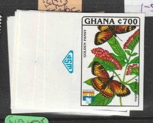 Ghana Butterfly SC 1443-50 Imperf MNH (1ezb) 