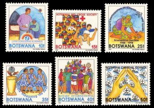 Botswana 1993 Scott #544-549 Mint Never Hinged