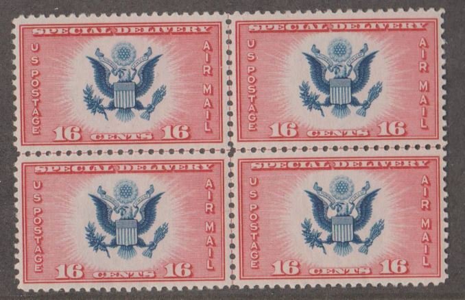 U.S. Scott #CE2 Airmail Stamp - Mint NH Centerline Block of 4