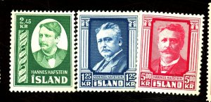 ICELAND 284-6 MINT FVF OG LH Cat $68