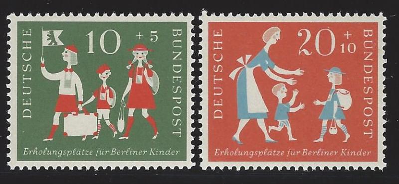 Germany Bund Scott # B354 - B355, mint nh