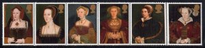 Great Britain 1729a MNH King Henry VIII Six Wives Women ZAYIX 0424M0099M