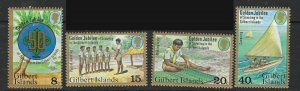 Gilbert Is 304-07 MNH 1977 Scouting (ha1479)