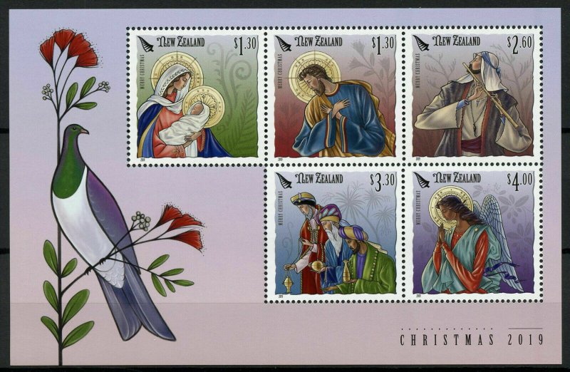 2019  NEW ZEALAND  SG:N/A - CHRISTMAS  - UNMOUNTED MINT MINI SHEET