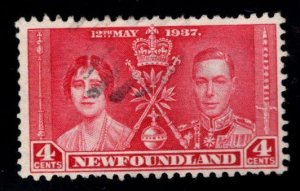 NEWFOUNDLAND Scott 231 Used KGVI Coronation stamp.  Light Cancel.