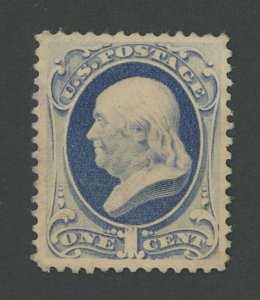 USA 182 - 1 cent Franklin Secret Mark Soft Porous Paper - F/VF Unused No Gum