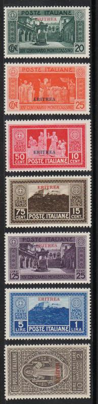 Eritrea Monte Cassino Issue (Scott #109-15) 1 MH, 6 MNH 