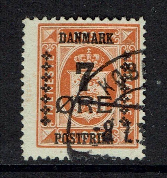 Denmark SC# 185, Used, Hinge Remnant -  Lot 032117