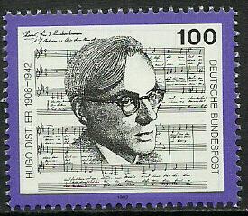 Germany #1764 MNH Stamp, Hugo Distler, Composer