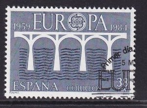 Spain #2370 cancelled 1984  Europa 33p bridge