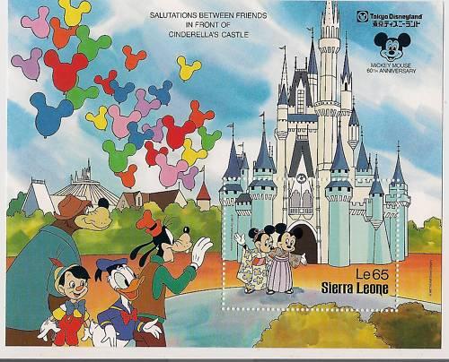 Sierra Leone - Cartoon, Disney, perf.sheet, MNH    AD.001