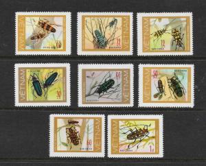 INSECTS - VIETNAM  #876-83  MNH