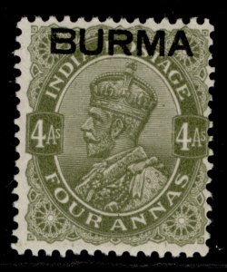 BURMA GV SG9, 4a sage-green, M MINT.