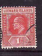 Leeward Is.-Sc#43- id9-used 1p KEVII-1907-11-