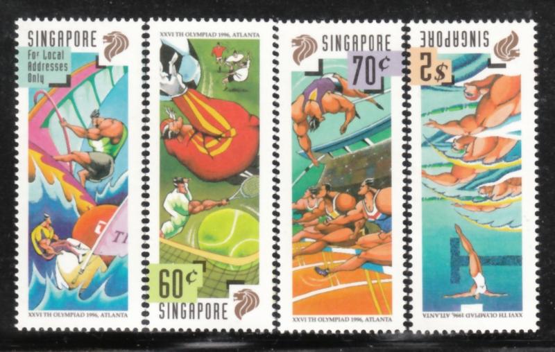 Singapore 1996 Sc 756-9 Olympics MNH