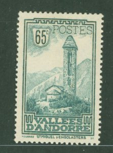 Andorra #41 Unused Single