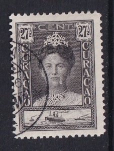 Netherlands Antilles  Curacao #103 used 1930  Wilhelmina 27 1/2c