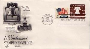 United States, First Day Cover, Postal Stationery