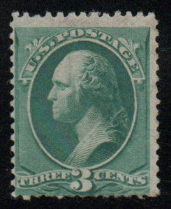 USA #207 Fine+ OG LH, robust color! Retail $80