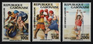 Gabon 1992 MNH Stamps Scott 742-744 Sport Olympic Games Cycling Boxing