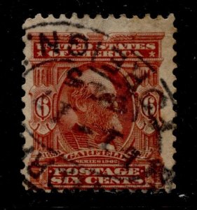 US Stamps #305 USED GARFIELD ISSUE