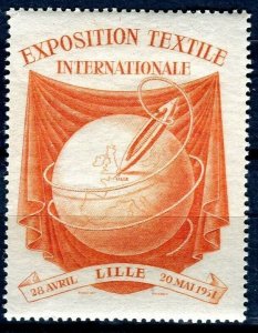 textile international exhibition cinderella poster stamp 1951 (7)