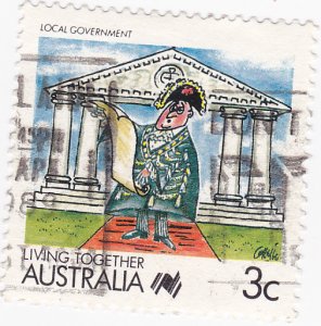 Australia  -1988 Living Together Local Govt -  3c  Used