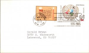 United Nations, New York, Worldwide Government Postal Card