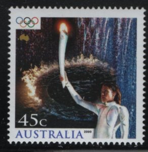 Australia 2000 MNH Sc 1907 45c Cathy Freeman lighting Olympic flame