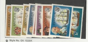 Antigua, British, Postage Stamp, #241//249 Mint LH (9 Different), 1970 Ships