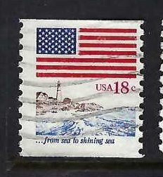 UNITED STATES 1891 VFU FLAG LIGHTHOUSE Z7726-1