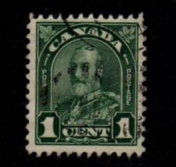 Canada - #163 King George V  - Used