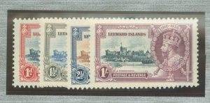 Leeward Islands #96-99v  Single (Complete Set)