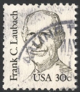 SC#1864 30¢ Great Americans: Frank C. Laubach Single (1984) Used