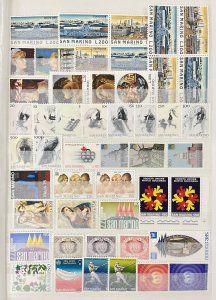 San Marino Art Aviation Sport Collection MH MNH (Aprx 200 Items) DA1355