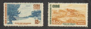 Cuba - 1955 - Sc C115-16 - NH - Short set - pencil on backs