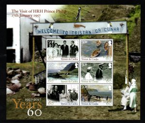 TRISTAN DA CUNHA SGMS1197 2017 ROYAL VISIT  MNH