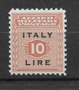 1943 Allied Occupation of Italy 1N9 10Lira MNH