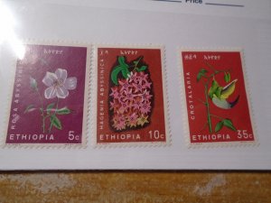 Ethiopia  #  434-35/437  MNH