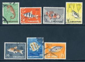 Singapore Sc # 53-59 used (RS-3)