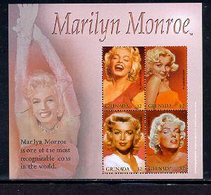 GRENADA SHEET MARILYN MONROE